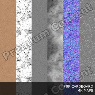 PBR Texture of Cardboard #2